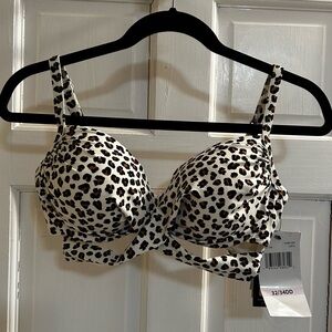 Coco Reef Animal Print Swim Bra